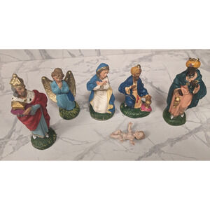 nativity set paper mache